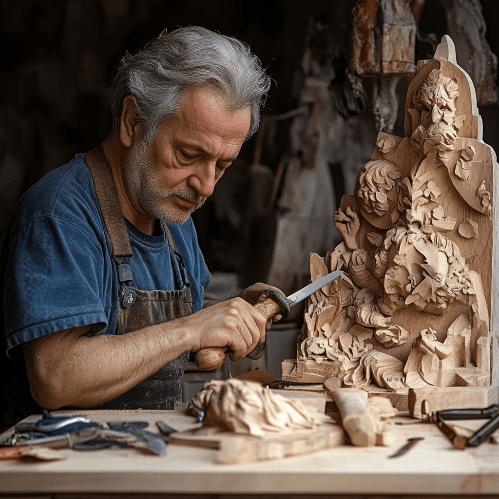 The Art of Woodcarving: A Journey Through History - Iconic Benches