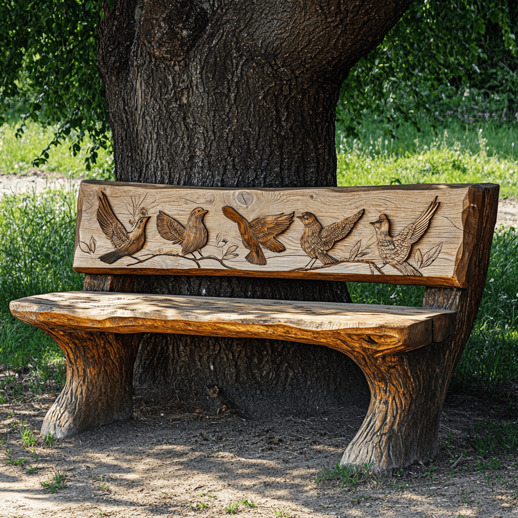 The Beauty and Benefits of Hand-Carved Wooden Benches - Iconic Benches