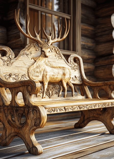 The Stag's Throne - Iconic Benches