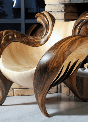 Wings of Elegance Chair - Iconic Benches